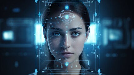 Facial Recognition System. Face Recognition. 