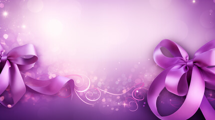 World Cancer Day Purple Background