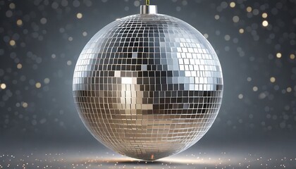 Fototapeta na wymiar disco ball isolated on Transparent background shiny disco ball wallpaper