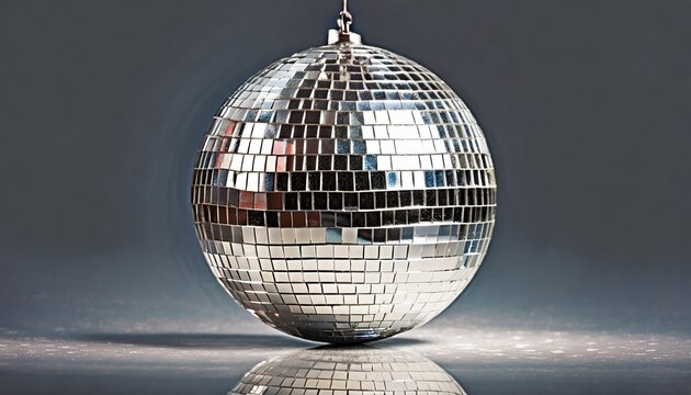  disco ball isolated on Transparent background Wallpaper texture disco ball with lights