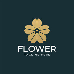 Flower Logo Design icon element vector