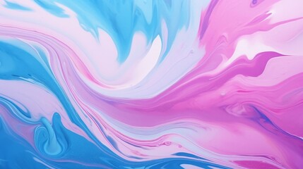 Obraz premium Vibrant Abstract Artistry: Seamless Watercolor Painting in Blue and Pink