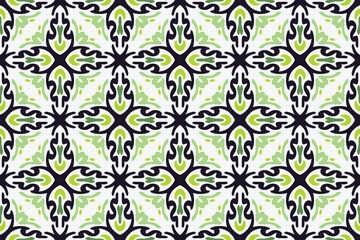 Fototapeta premium ornamental seamless pattern ornaments in traditional arabian, moroccan, turkish style. vintage abstract floral background texture. Modern minimal labels. Premium design