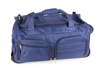 Naklejka premium Large suitcase isolated