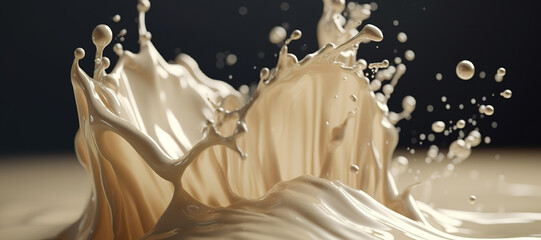 splash of thick vanilla milk, liquid, sweet, wave 5