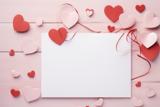 valentine card Give for blessings, love, and feelings to important people.