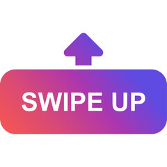 Swipe Up For Social Media Stories. Arrow Up Icon