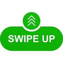 Swipe Up For Social Media Stories. Arrow Up Icon