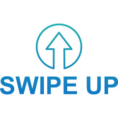 Swipe Up For Social Media Stories. Arrow Up Icon