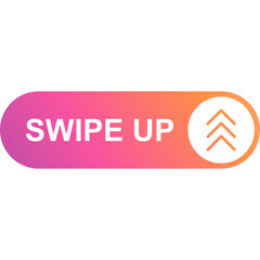 Obraz premium Swipe Up For Social Media Stories. Arrow Up Icon