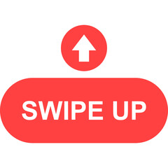 Swipe Up For Social Media Stories. Arrow Up Icon