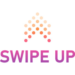 Swipe Up For Social Media Stories. Arrow Up Icon