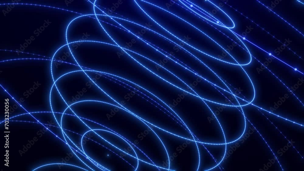 Poster rotating round high-tech elements, technology and futuristic concept. hologram hud circle interfaces