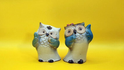 The symbolic owl is considered a god of wisdom and guardianship, and in Asia, it symbolizes wealth.