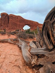 Beautiful Arches National Park in Moab Utah 