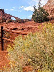 Beautiful Arches National Park in Moab Utah 