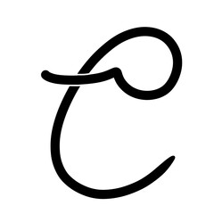 Handwritten alphabets in capitals, lettering