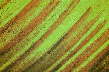 Colorful abstract brush strip drawing on the walls of the city. Striped pattern for wallpaper...