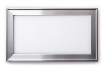 Obraz premium Wooden picture frame isolated on white background with copy space. Image display concept