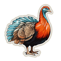 bird, animal, cartoon, chicken, illustration, vector, eagle, rooster, turkey, farm, hen, thanksgiving, nature, poultry, isolated, drawing, cute, animals, wildlife, beak, icon, white, wild, funny, fowl