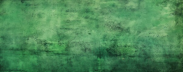 Green background on cement floor texture