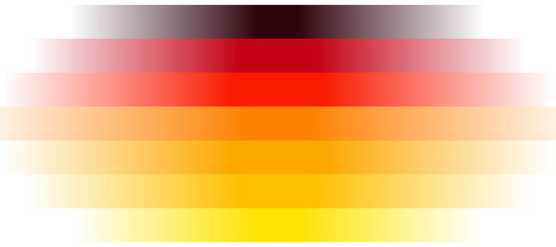 Germany national flag orange stripes linear gradient background