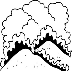 cartoon wildfire drawing.