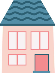 Flat Household Element Illustration
