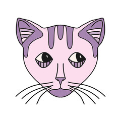 Purple cat