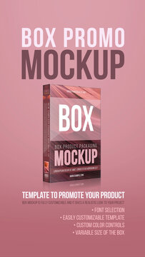 Box Mockup For Product Promotion