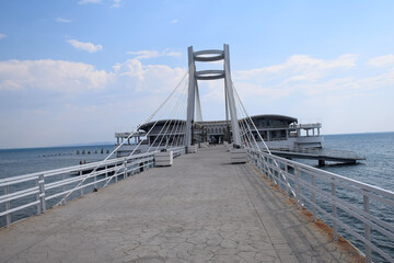 Durazzo Promenade port in Albania