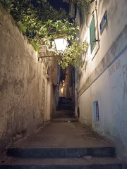 Obraz premium narrow street in the town