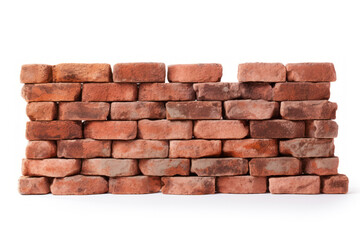 stack of old red bricks