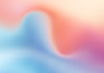 Abstract pastel gradient blur background with a grainy texture