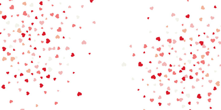 Banner for Valentines Day with a hearts pattern design
