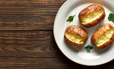 Oven baked potato