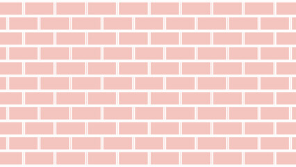 Obraz premium Pink and white brick wall background