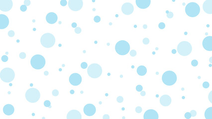 Seamless pattern with blue dots