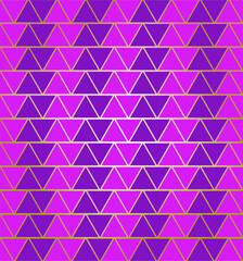 vector composition of triangular geometric planes in magenta and violet colors for background, design and other needs