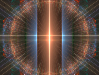 Imaginatory fractal abstract background Image