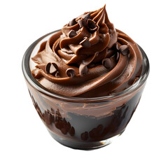 chocolate mousse  on a transparent background Remove png