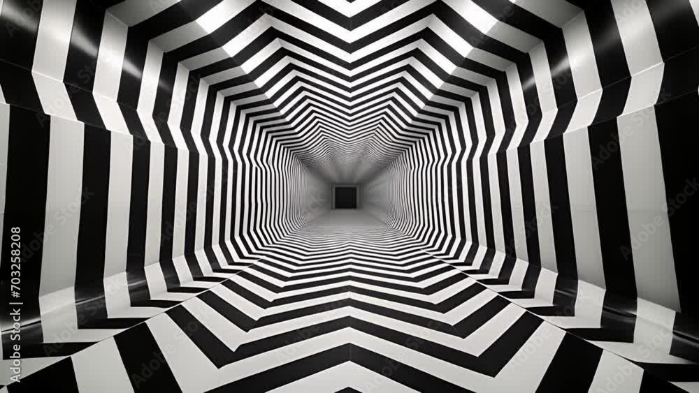 Poster step into a realm of optical illusions and impossible geometries, where nothing is as it seems in th