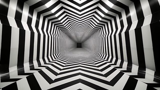 Step into a realm of optical illusions and impossible geometries, where nothing is as it seems in this psychedelic video.