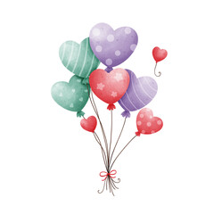 heart shape balloons