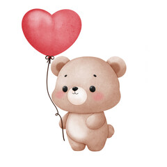 Little bear in valentine’s 6