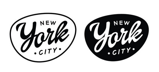 New York city typography design. For apparel,t-shirt,print,home decor elements. Vector illustration. - 703261227