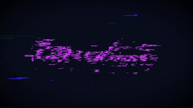 Terrorism, Futuristic Glitch, Slow Zooming Out