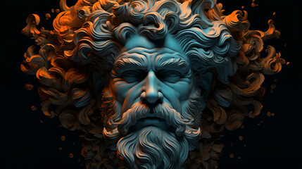 The greek god hermes - obrazy, fototapety, plakaty