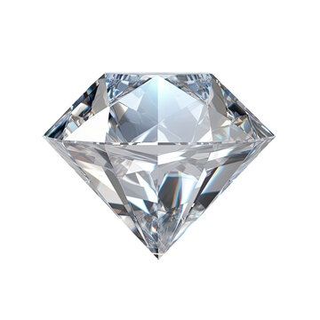 diamond isolated on transparent background
