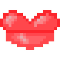 valentine pixel art